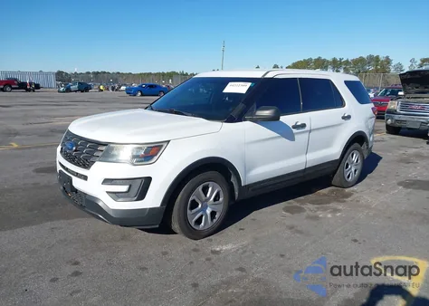 2016 Ford Utility Police Interceptor из США, поврежденный, VIN 1FM5K8AR5GGD31259